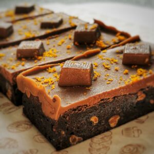 Triple Chocolate Orange Brownie